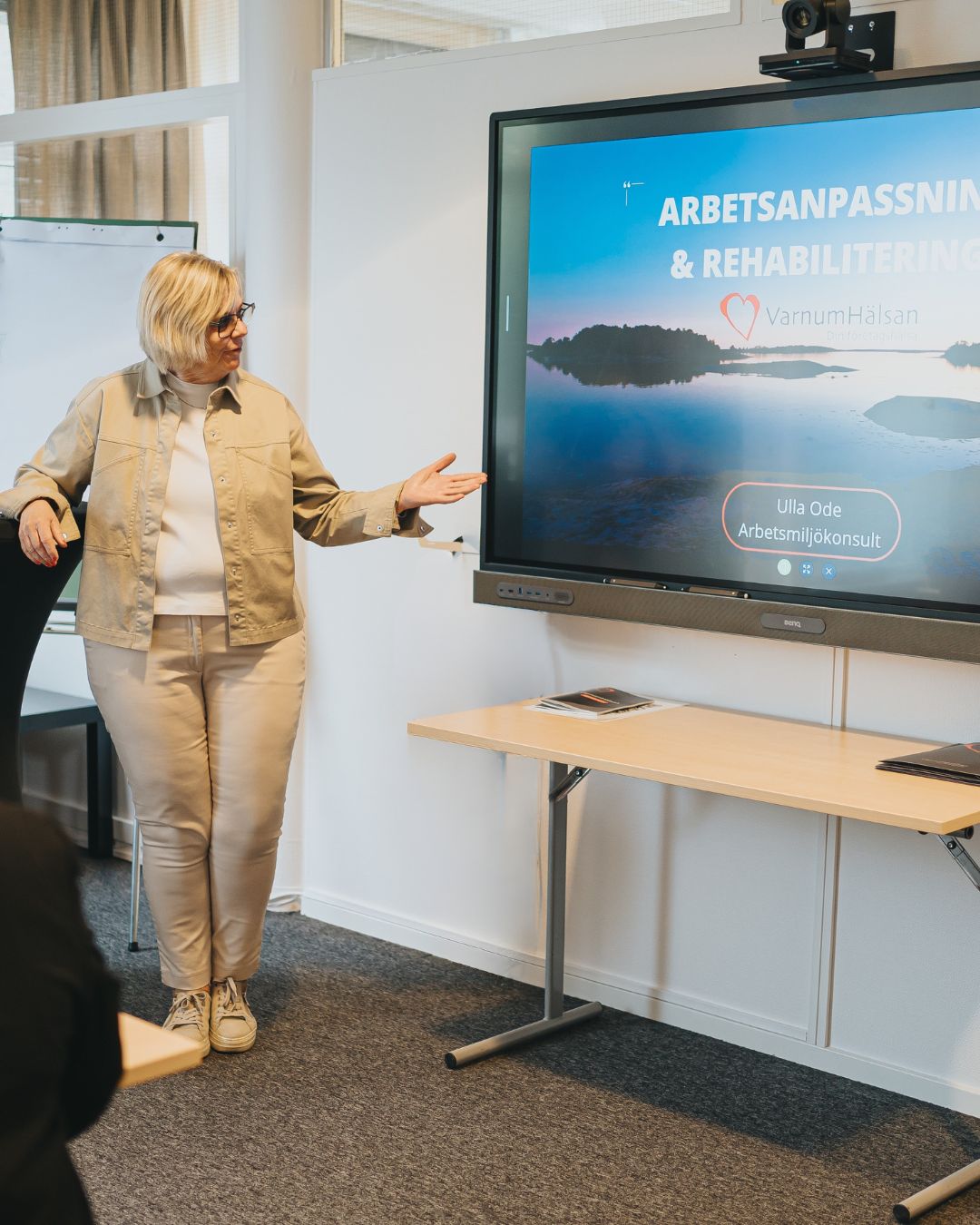 Ulla pratar rehabansvar för arbetsgivare